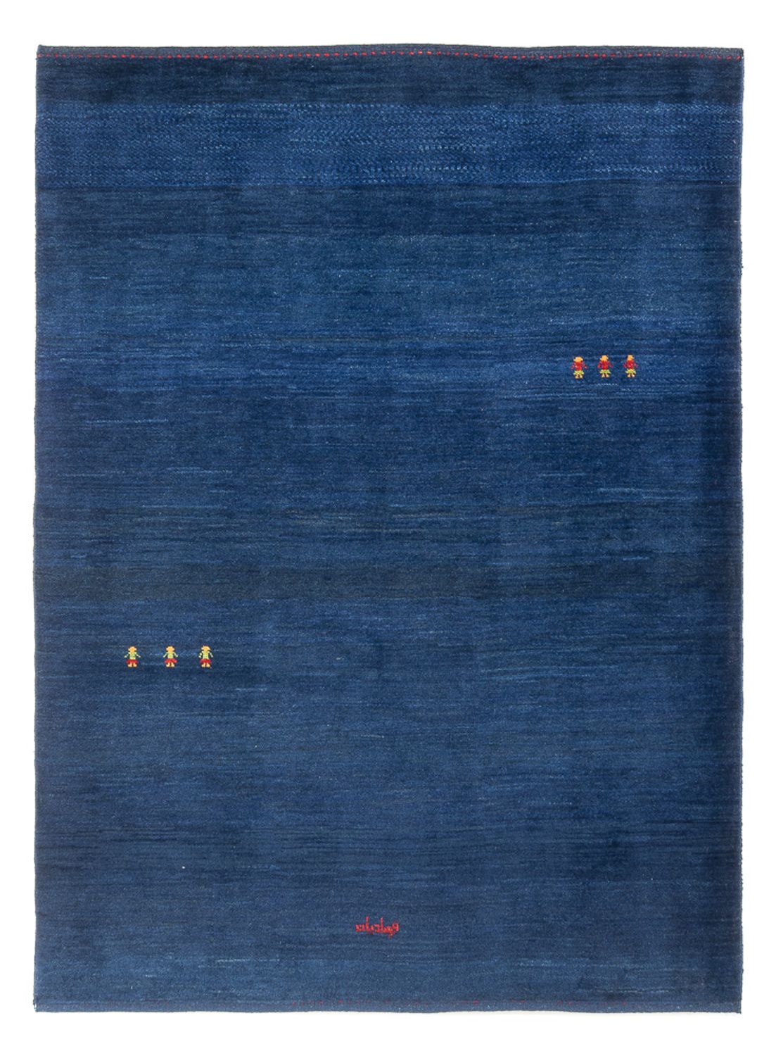 Gabbeh Teppich - Perser - 195 x 155 cm - dunkelblau