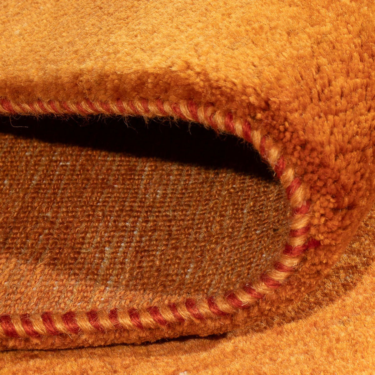 Gabbeh Teppich - Perser - 145 x 114 cm - orange