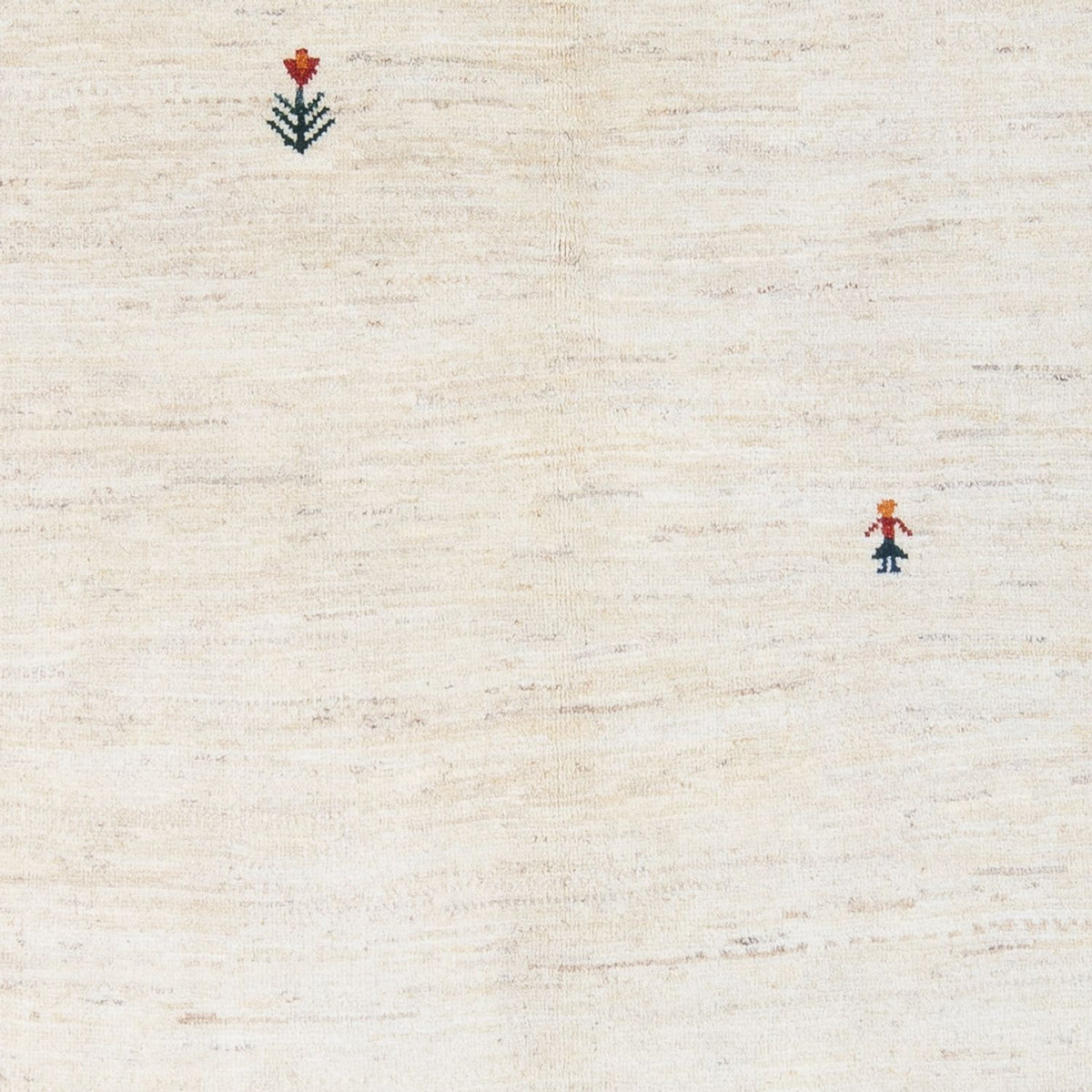 Gabbeh Teppich - Perser - 207 x 155 cm - silber