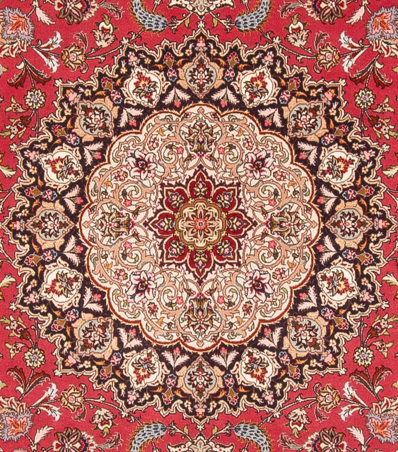 Perserteppich - Täbriz - Royal quadratisch  - 252 x 252 cm - rot