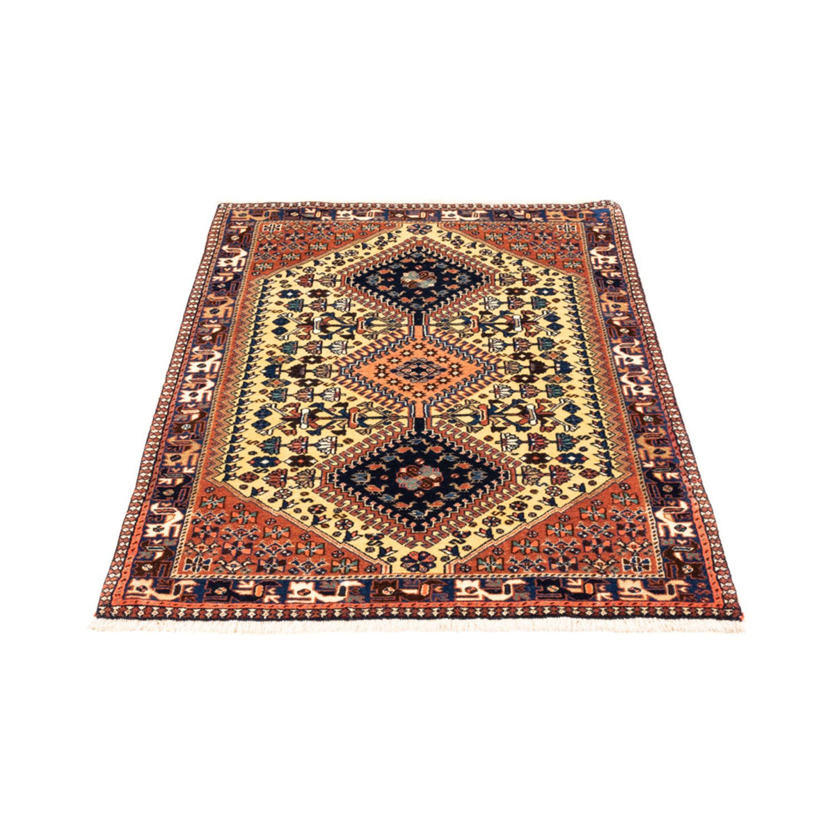 Perserteppich - Nomadic - 140 x 74 cm - creme