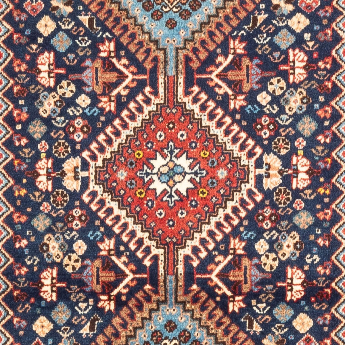 Perserteppich - Nomadic - 124 x 78 cm - dunkelblau