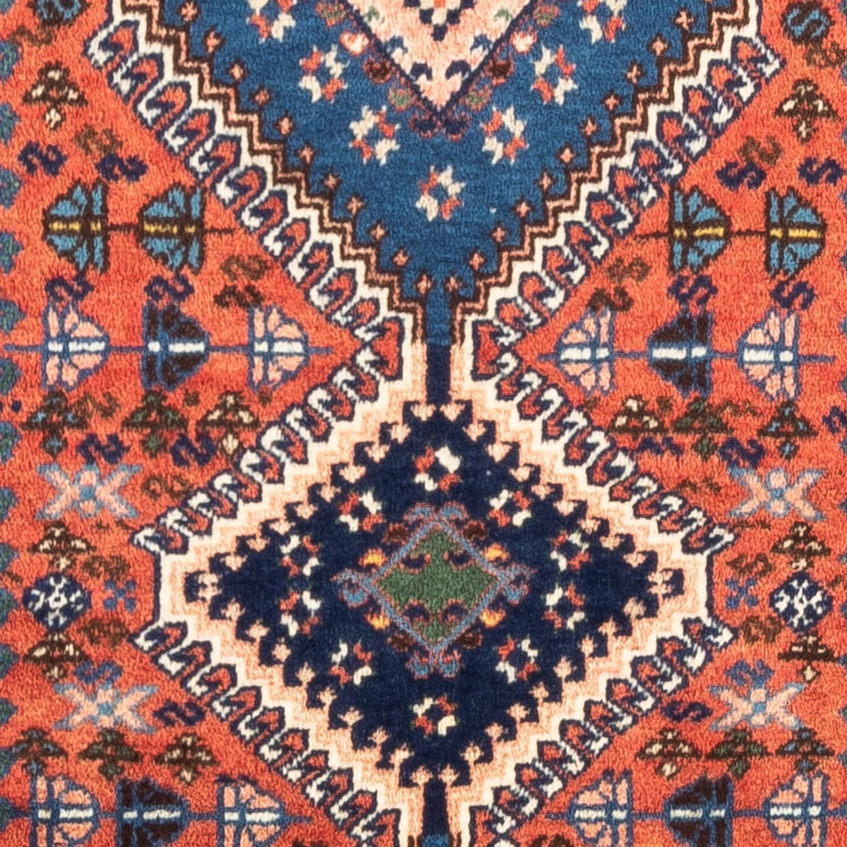 Perserteppich - Nomadic - 135 x 85 cm - rot
