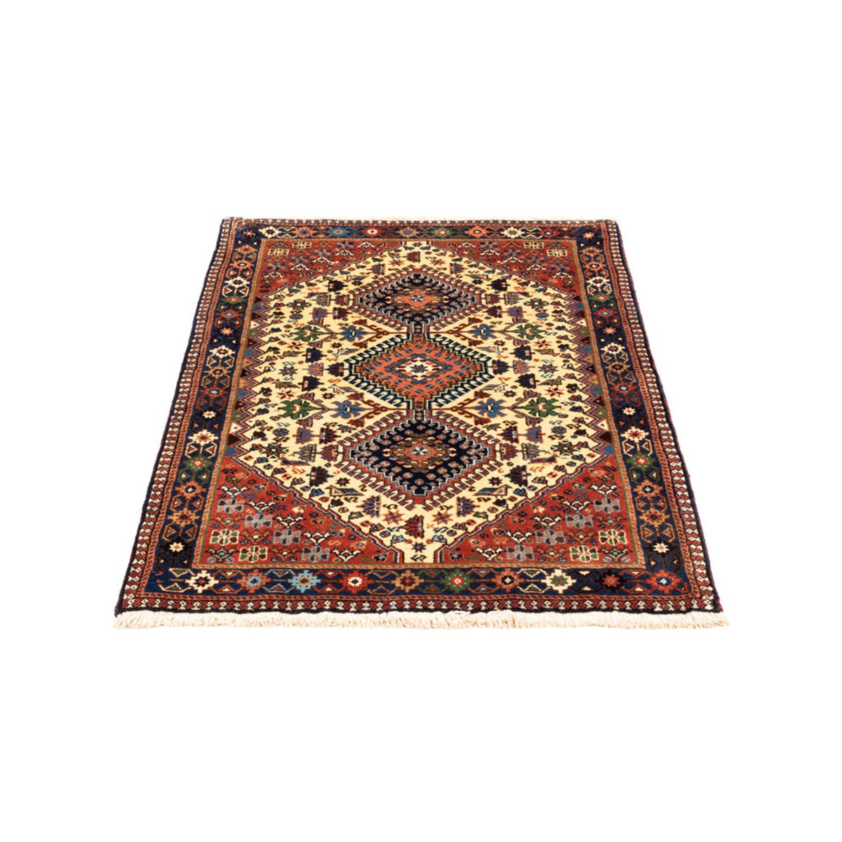 Perserteppich - Nomadic - 130 x 80 cm - creme
