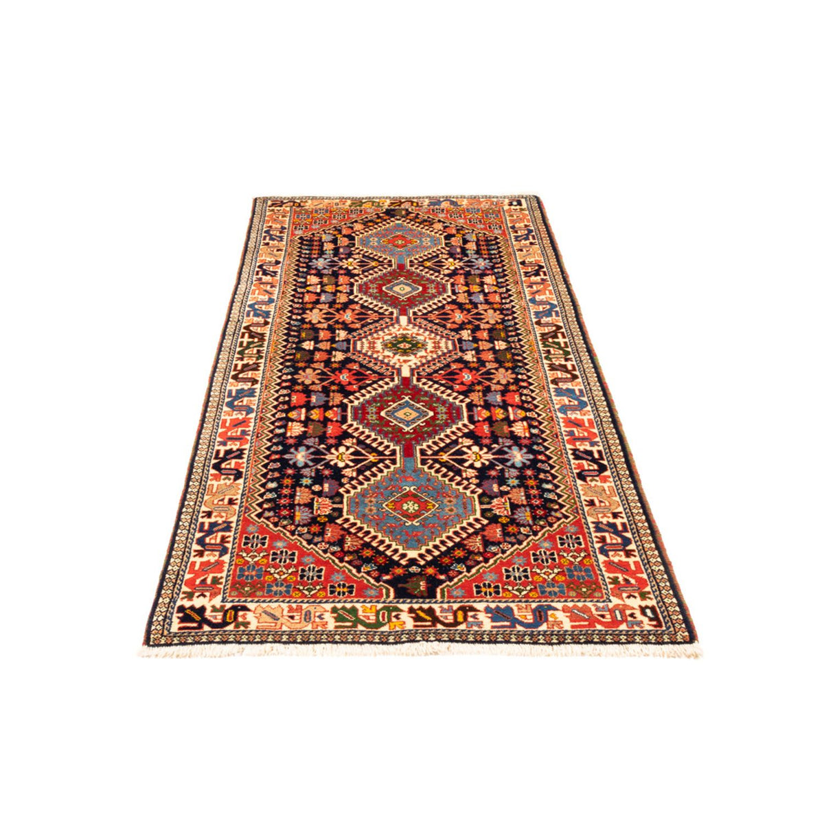 Läufer Perser - Nomadic - 207 x 80 cm - dunkelblau