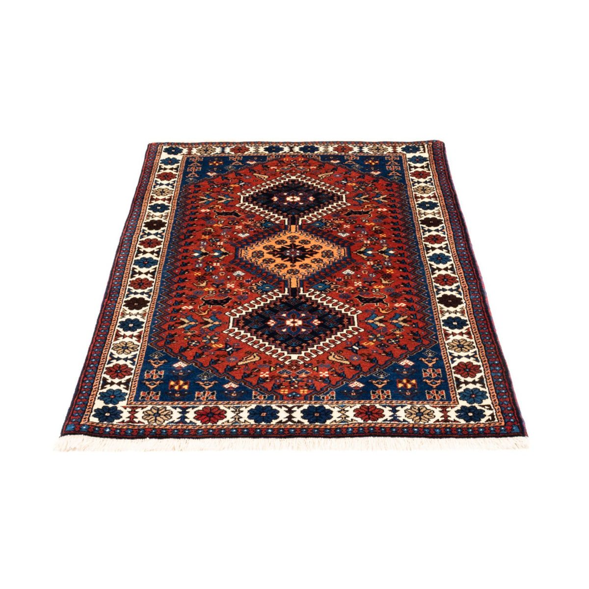 Perserteppich - Nomadic - 130 x 80 cm - rot