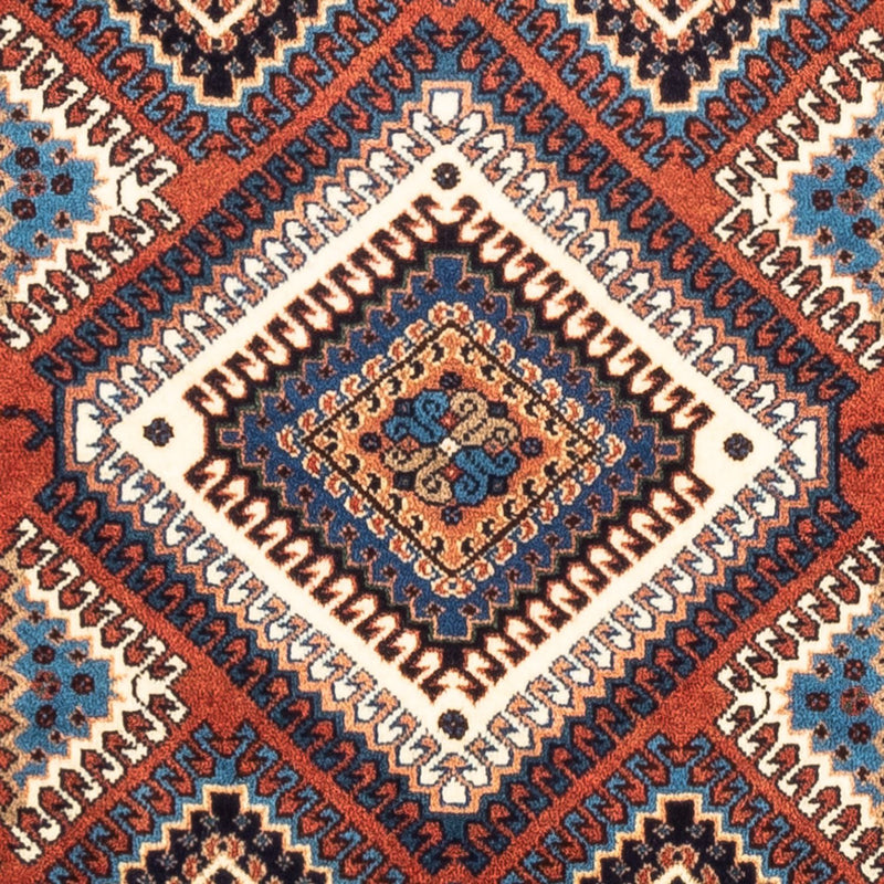 Perserteppich - Nomadic - 126 x 80 cm - rot