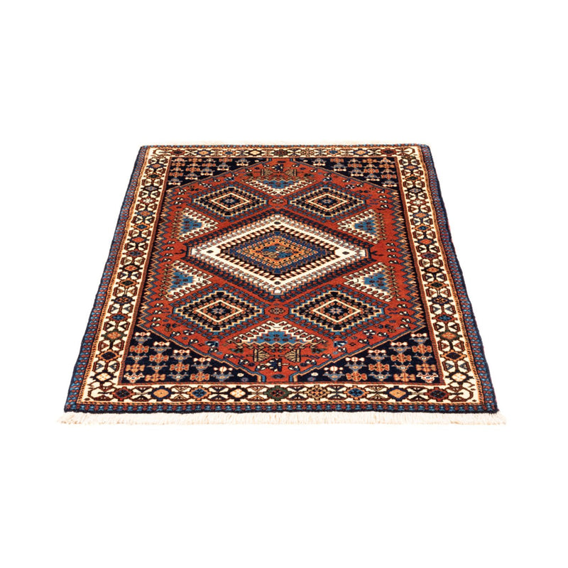 Perserteppich - Nomadic - 126 x 80 cm - rot