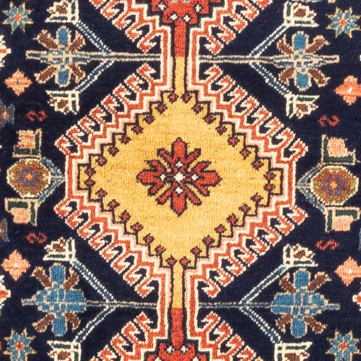 Perserteppich - Nomadic - 120 x 84 cm - dunkelblau