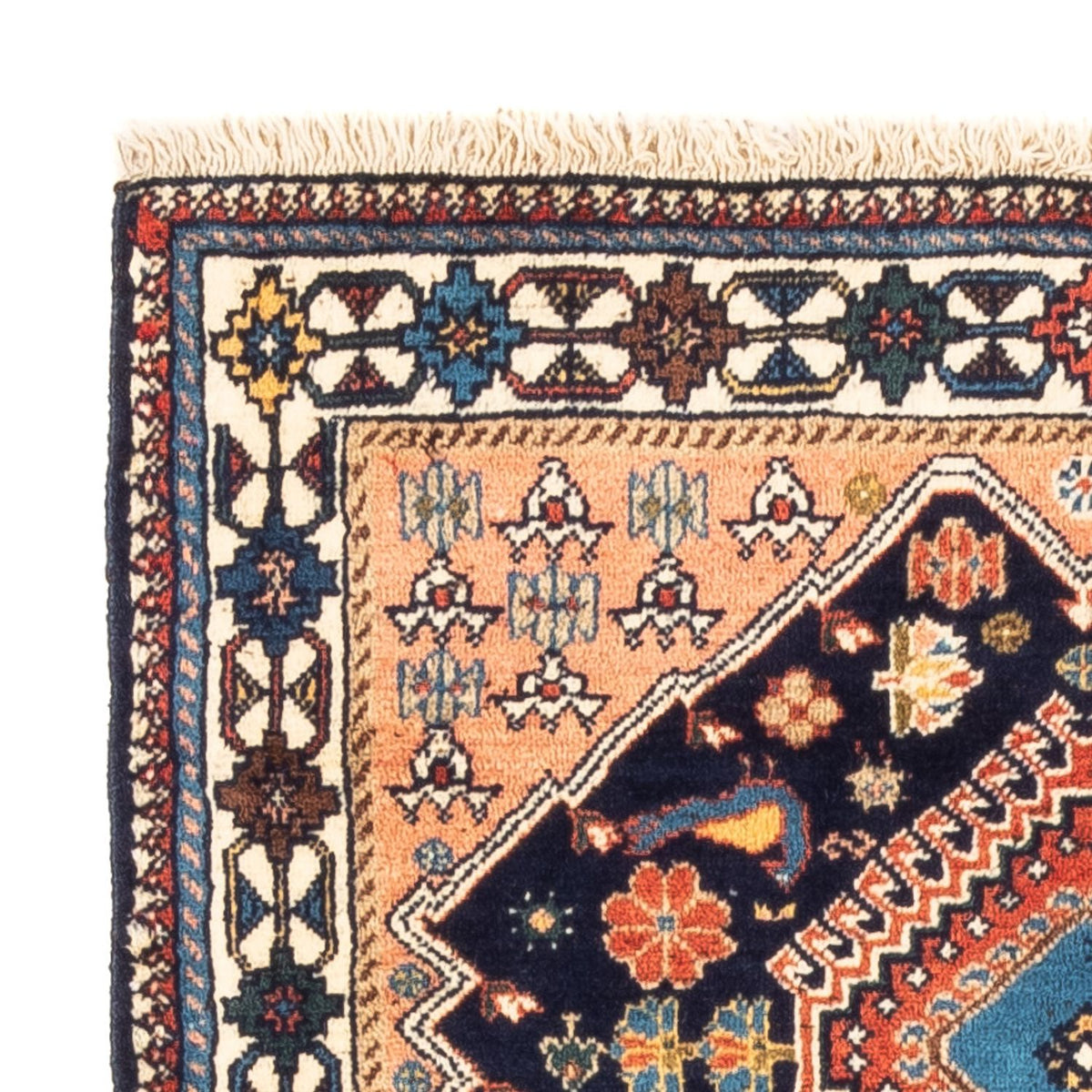 Perserteppich - Nomadic - 120 x 84 cm - dunkelblau