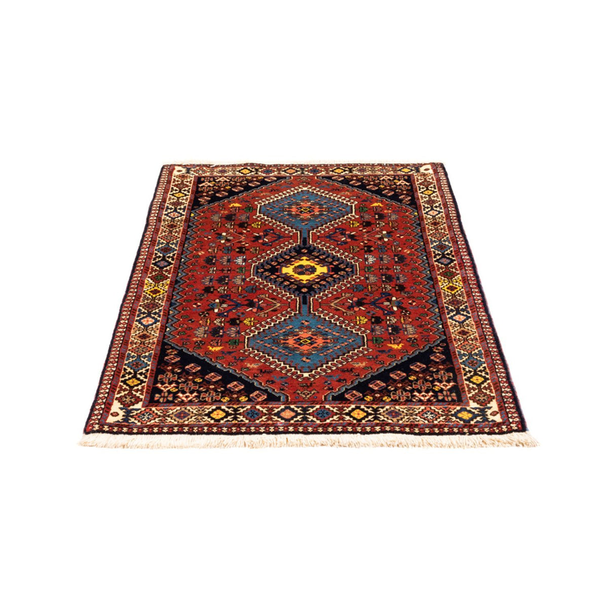 Perserteppich - Nomadic - 130 x 80 cm - rot