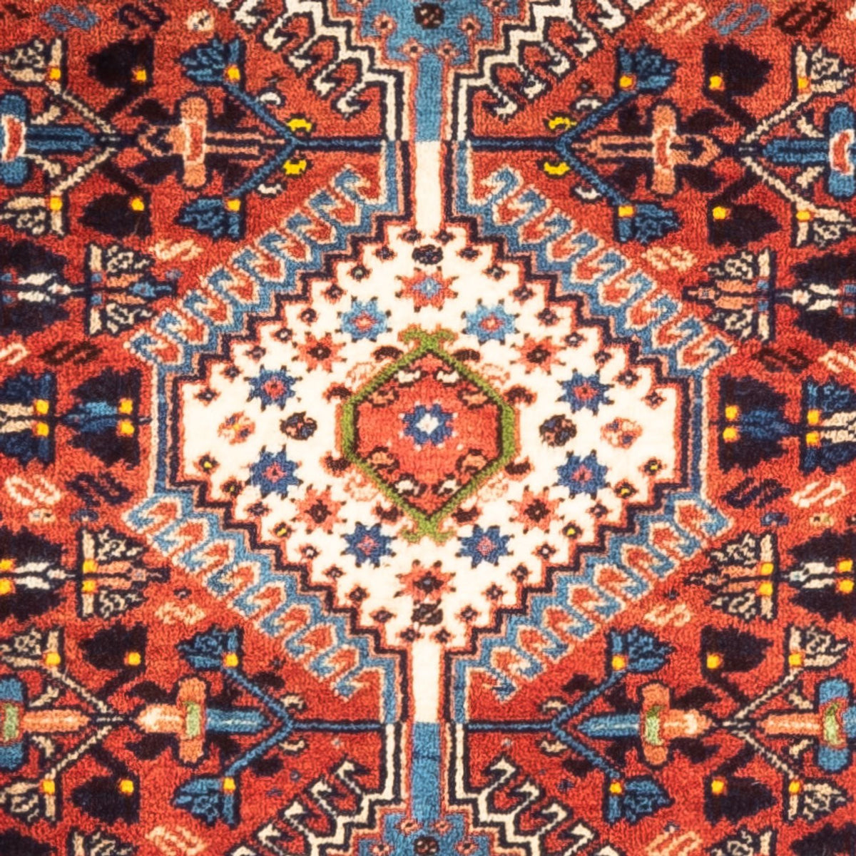 Perserteppich - Nomadic - 125 x 81 cm - rot