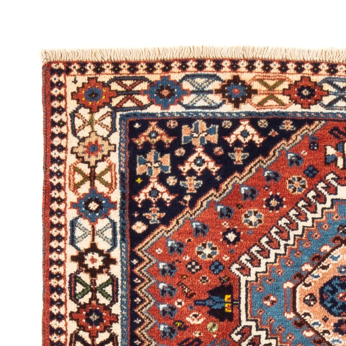 Perserteppich - Nomadic - 125 x 81 cm - rot