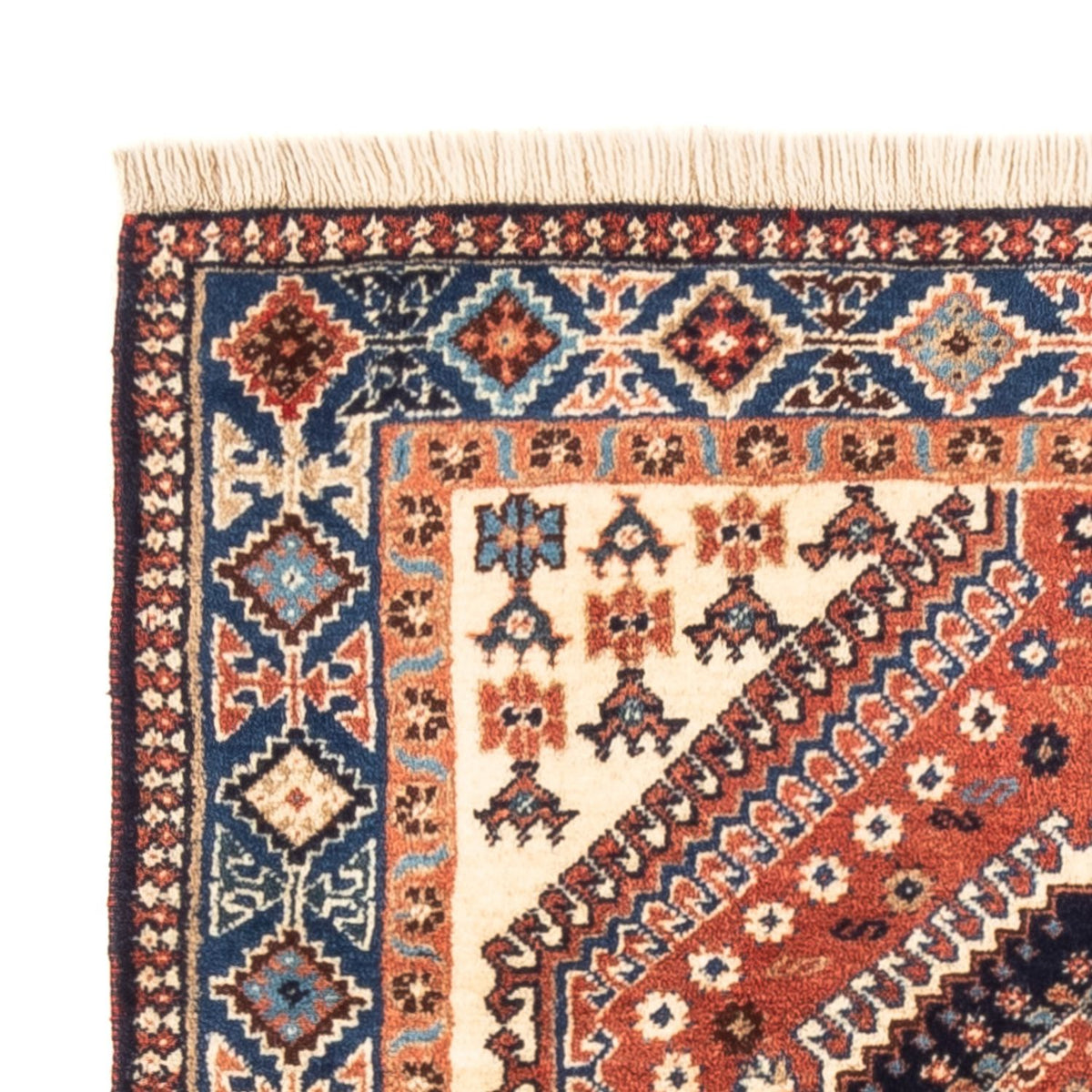 Perserteppich - Nomadic - 131 x 82 cm - rot