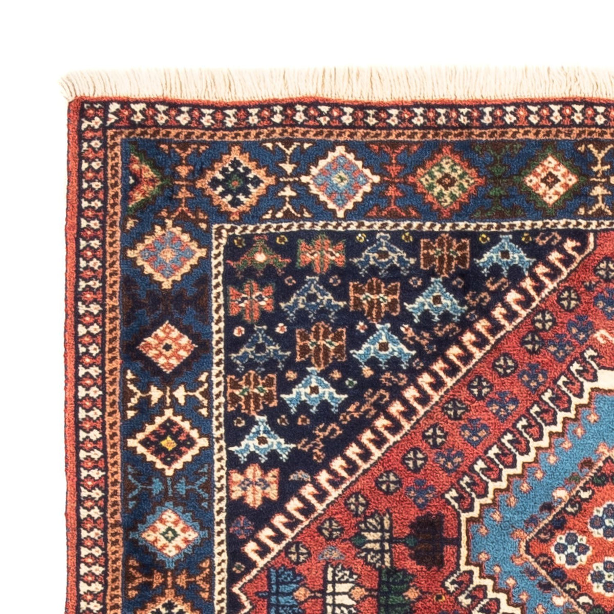 Perserteppich - Nomadic - 130 x 82 cm - rot