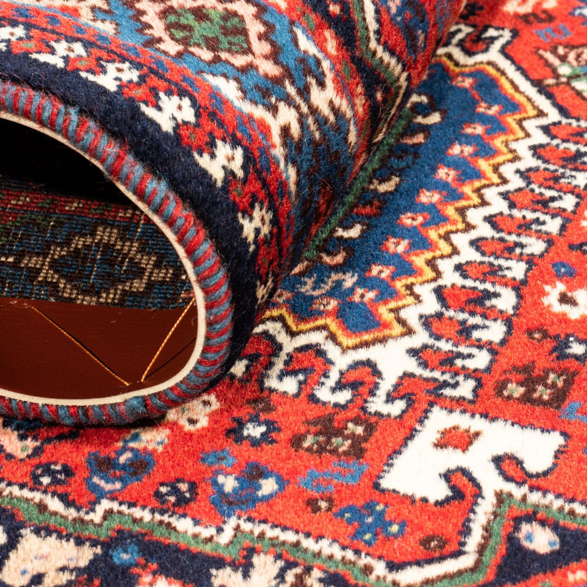 Perserteppich - Nomadic - 122 x 80 cm - rot
