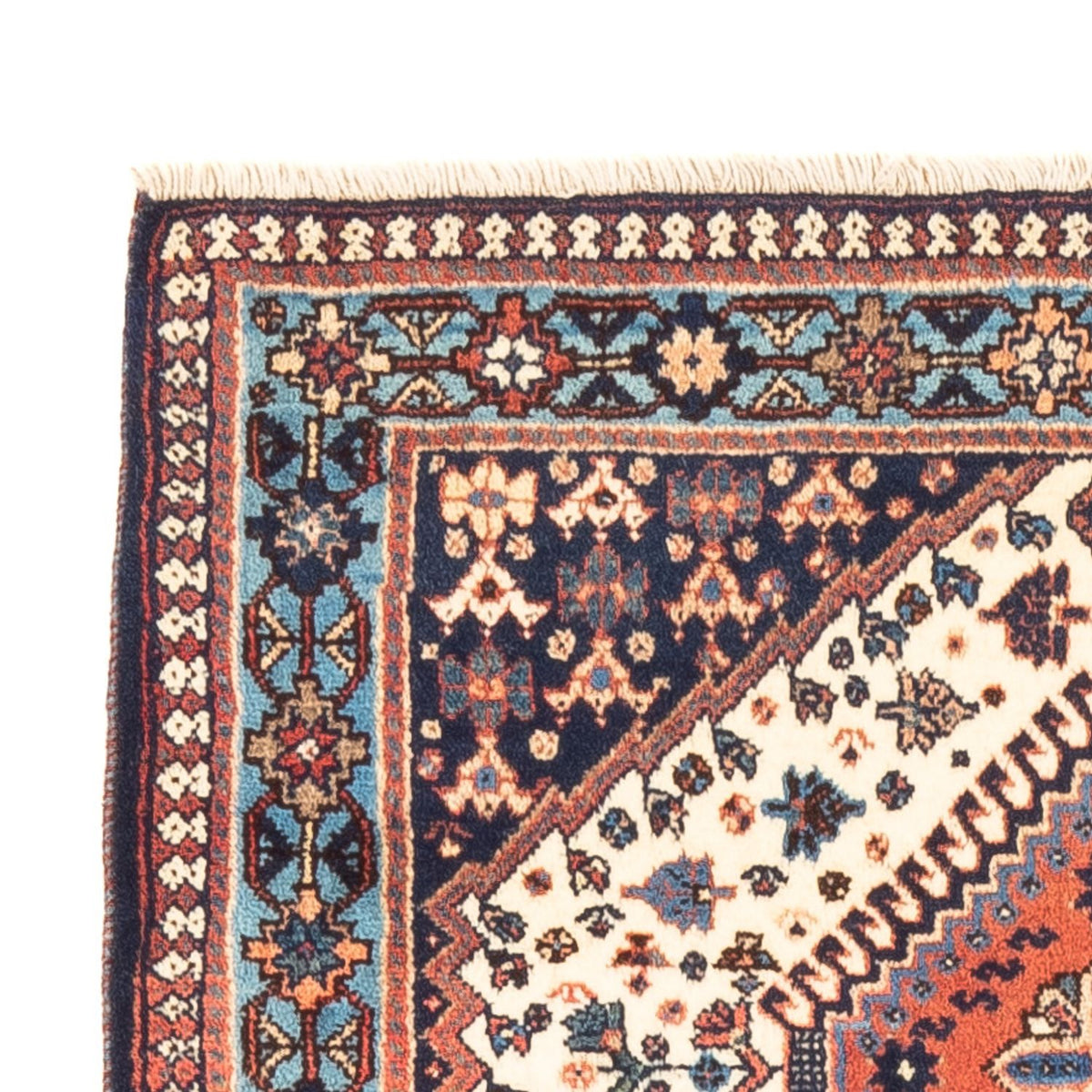 Perserteppich - Nomadic - 128 x 82 cm - creme