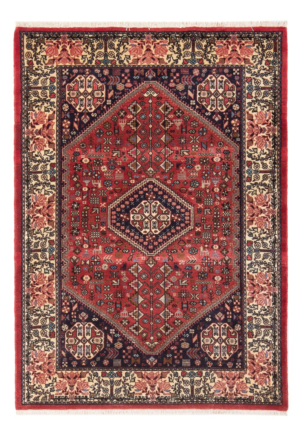 Perserteppich - Nomadic - 160 x 105 cm - rot
