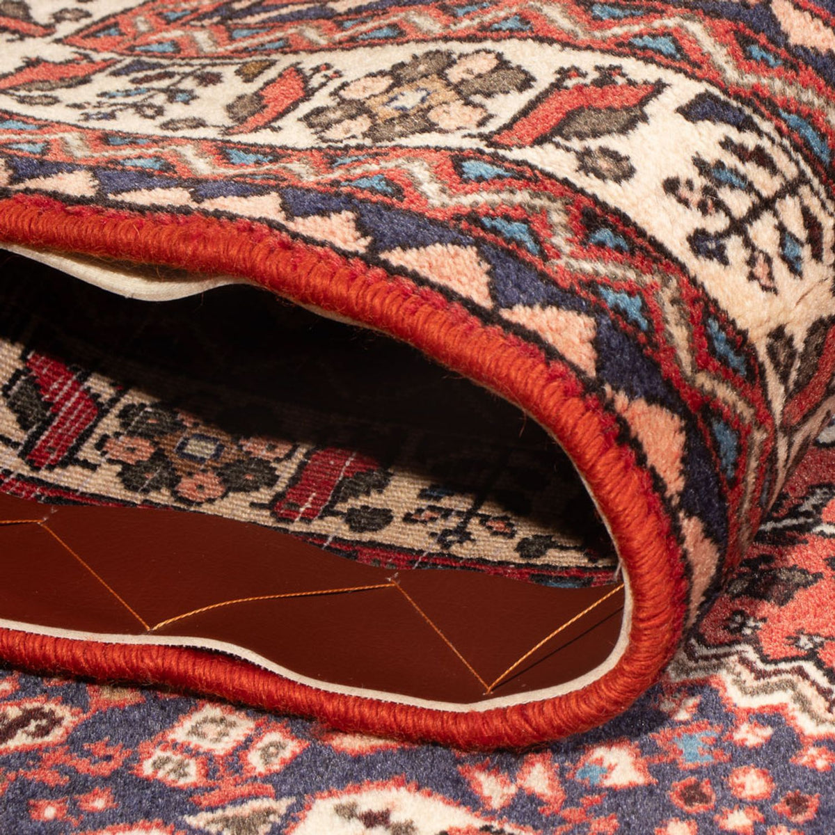 Perserteppich - Nomadic - 140 x 103 cm - rot