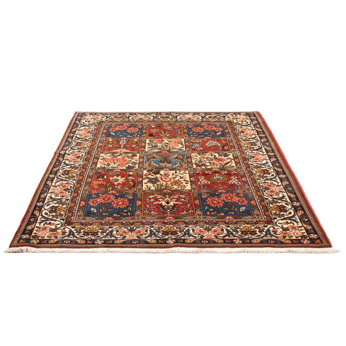 Perserteppich - Nomadic - 197 x 145 cm - mehrfarbig