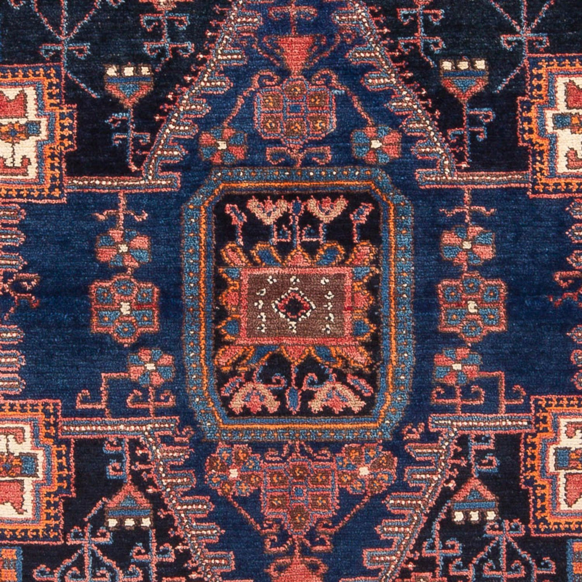 Perserteppich - Nomadic - 212 x 146 cm - dunkelblau
