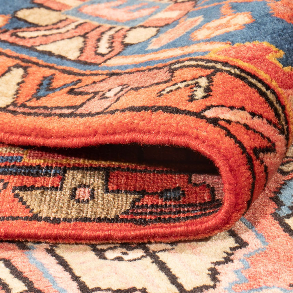 Perserteppich - Nomadic - 220 x 153 cm - hellrot