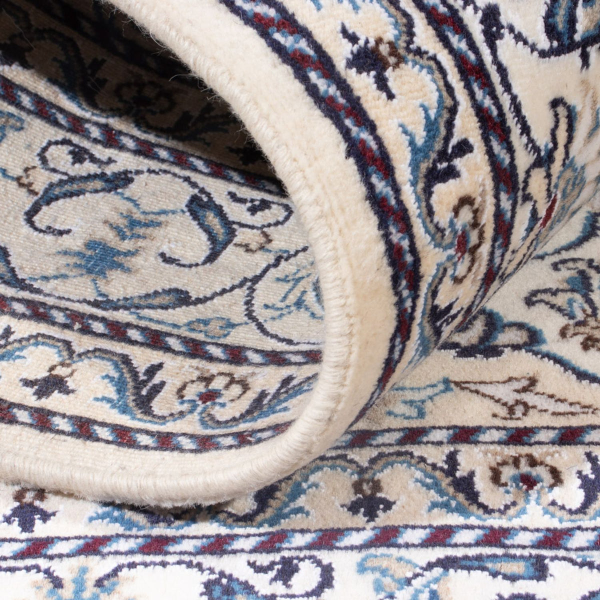 Perserteppich - Nain - Royal - 190 x 146 cm - creme