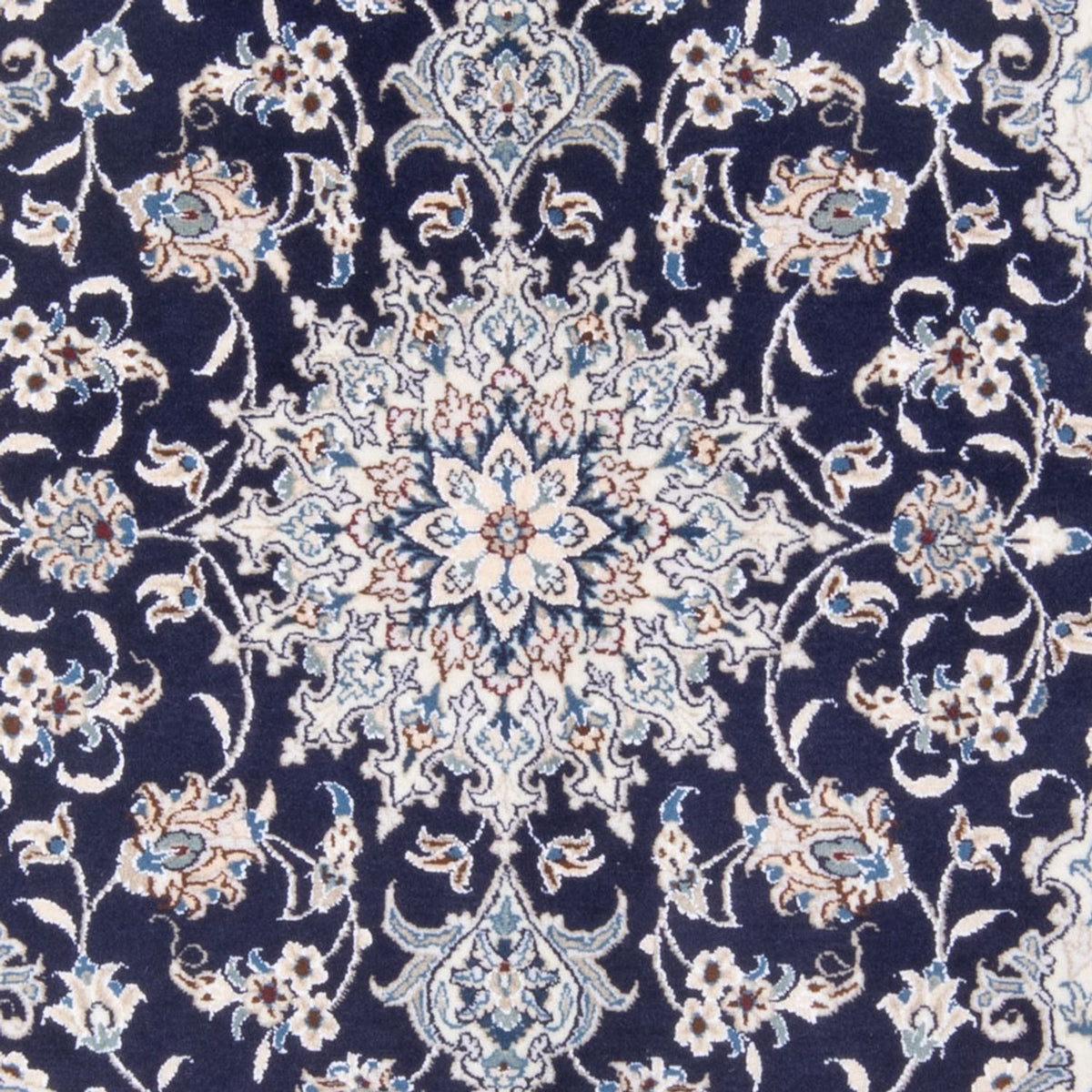 Perserteppich - Nain - Royal - 197 x 147 cm - dunkelblau