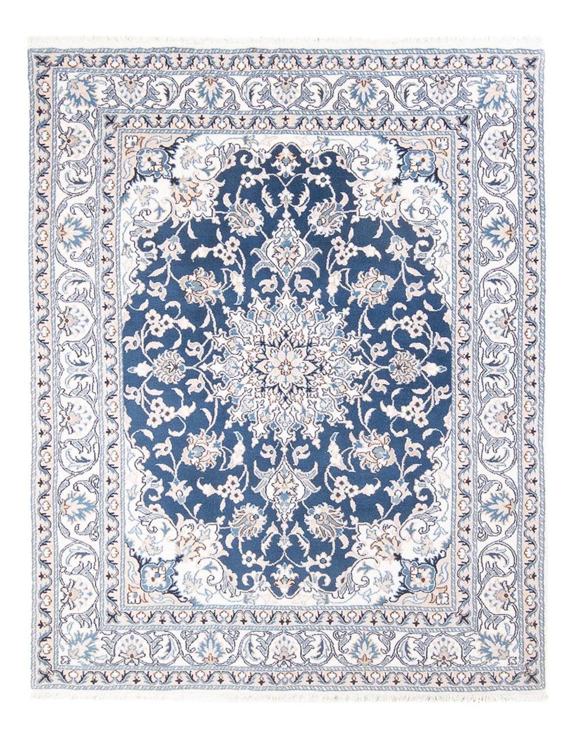 Perserteppich - Nain - Royal - 194 x 152 cm - blau