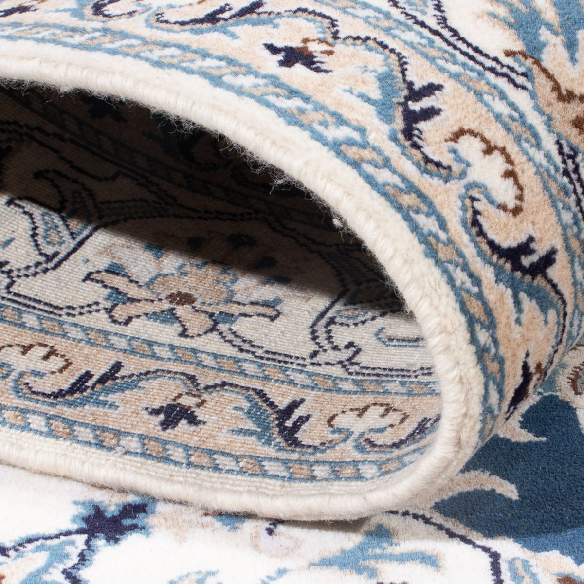 Perserteppich - Nain - Royal - 194 x 152 cm - blau