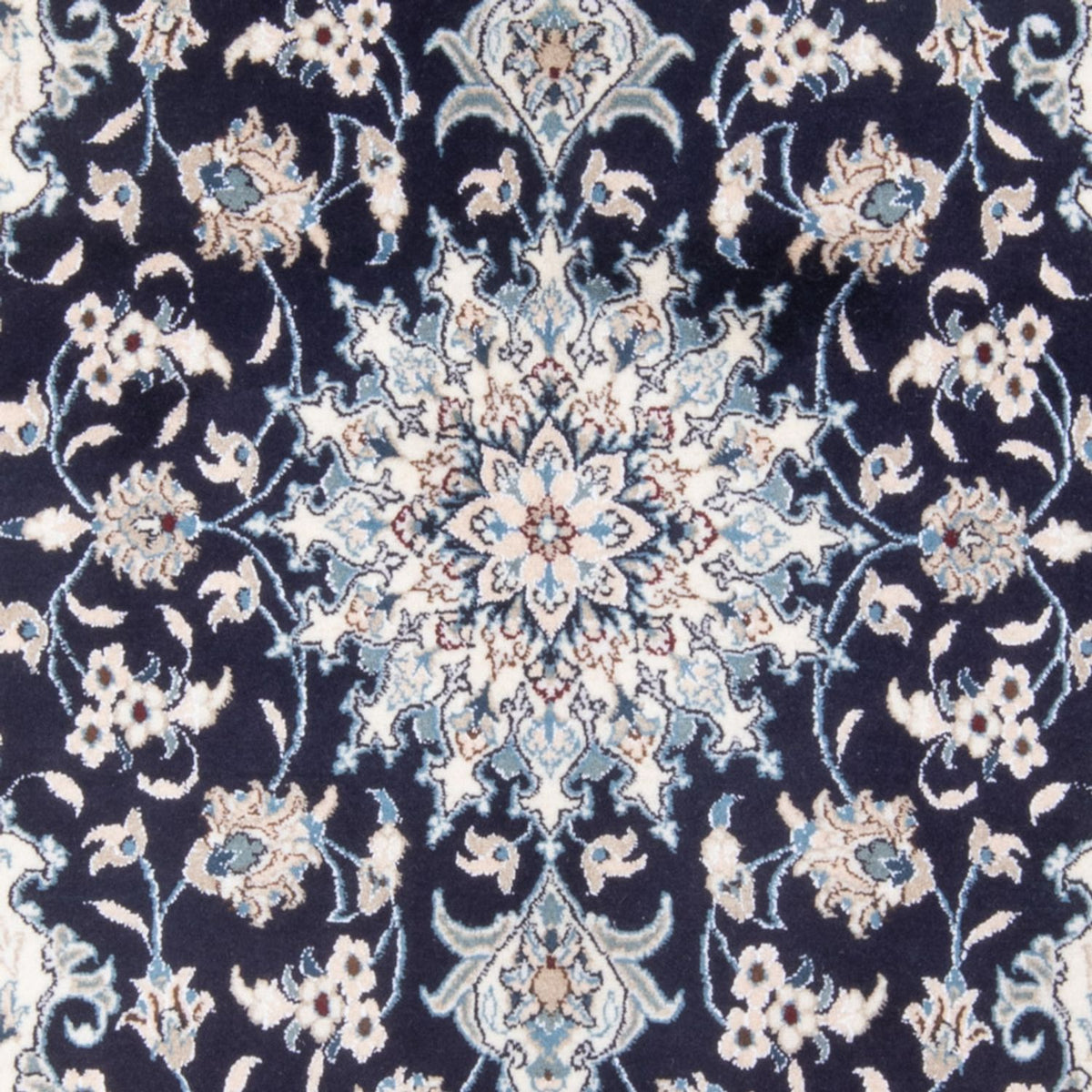 Perserteppich - Nain - Royal - 204 x 141 cm - dunkelblau
