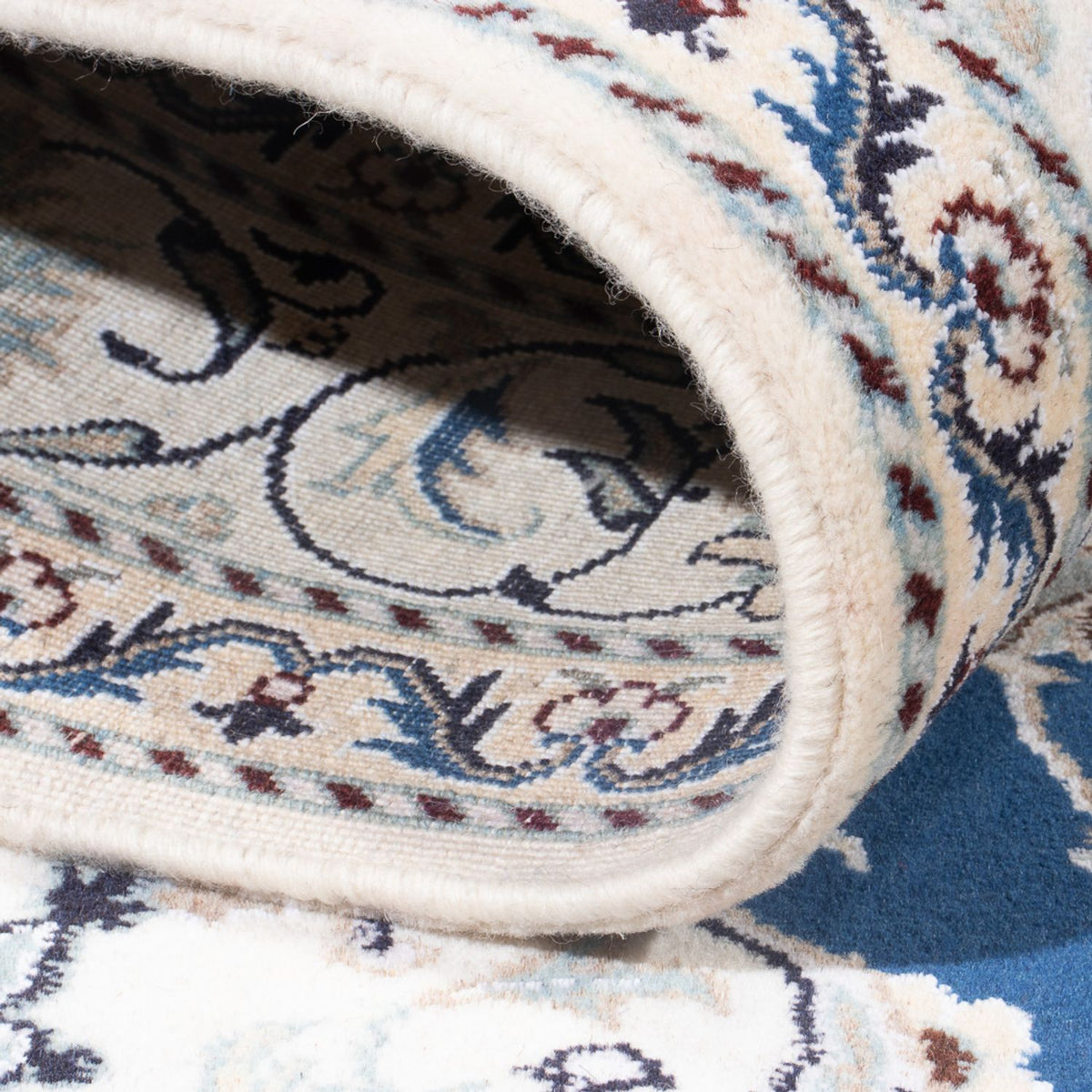 Perserteppich - Nain - Royal - 196 x 151 cm - blau