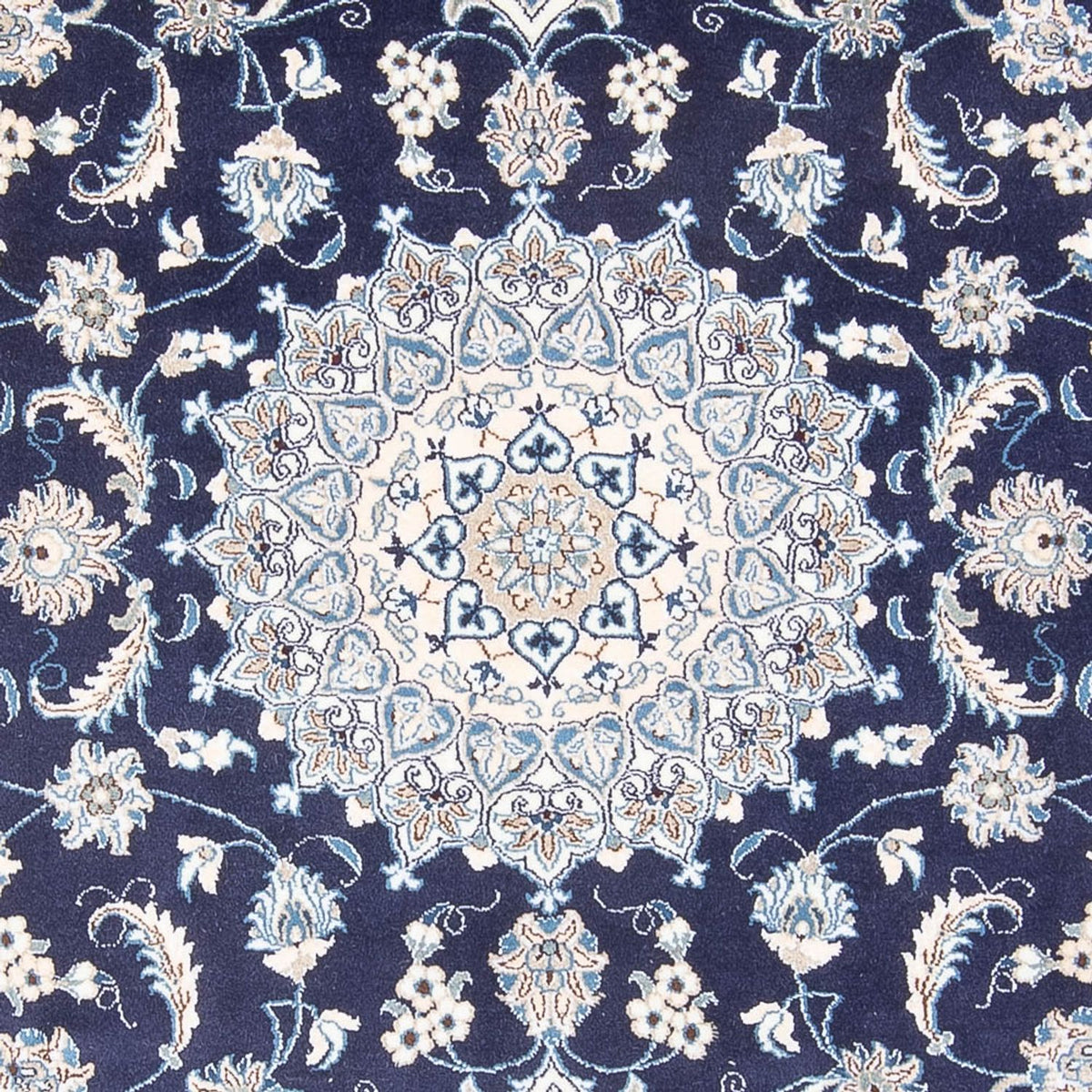 Perserteppich - Nain - 293 x 201 cm - dunkelblau