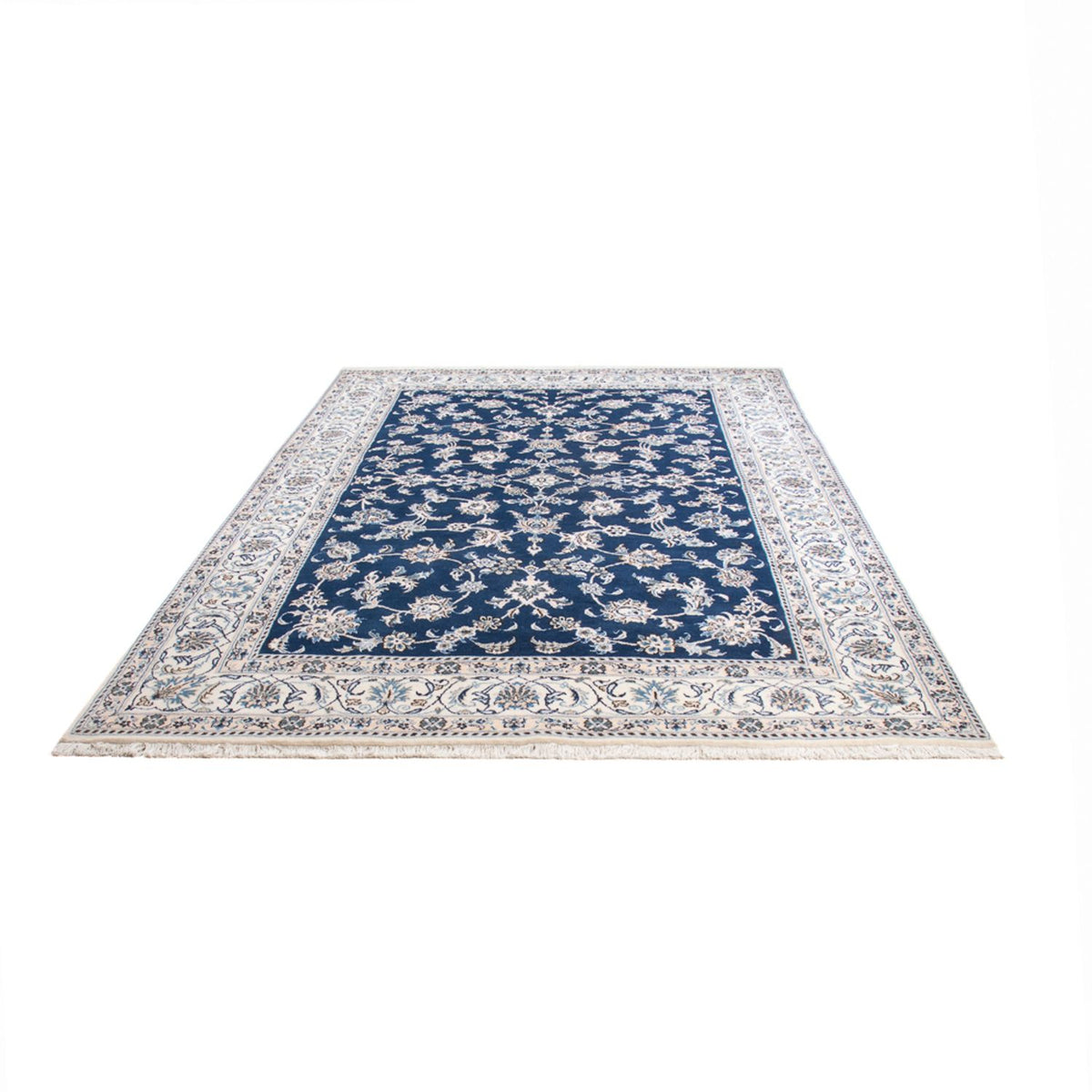 Perserteppich - Nain - 291 x 194 cm - blau
