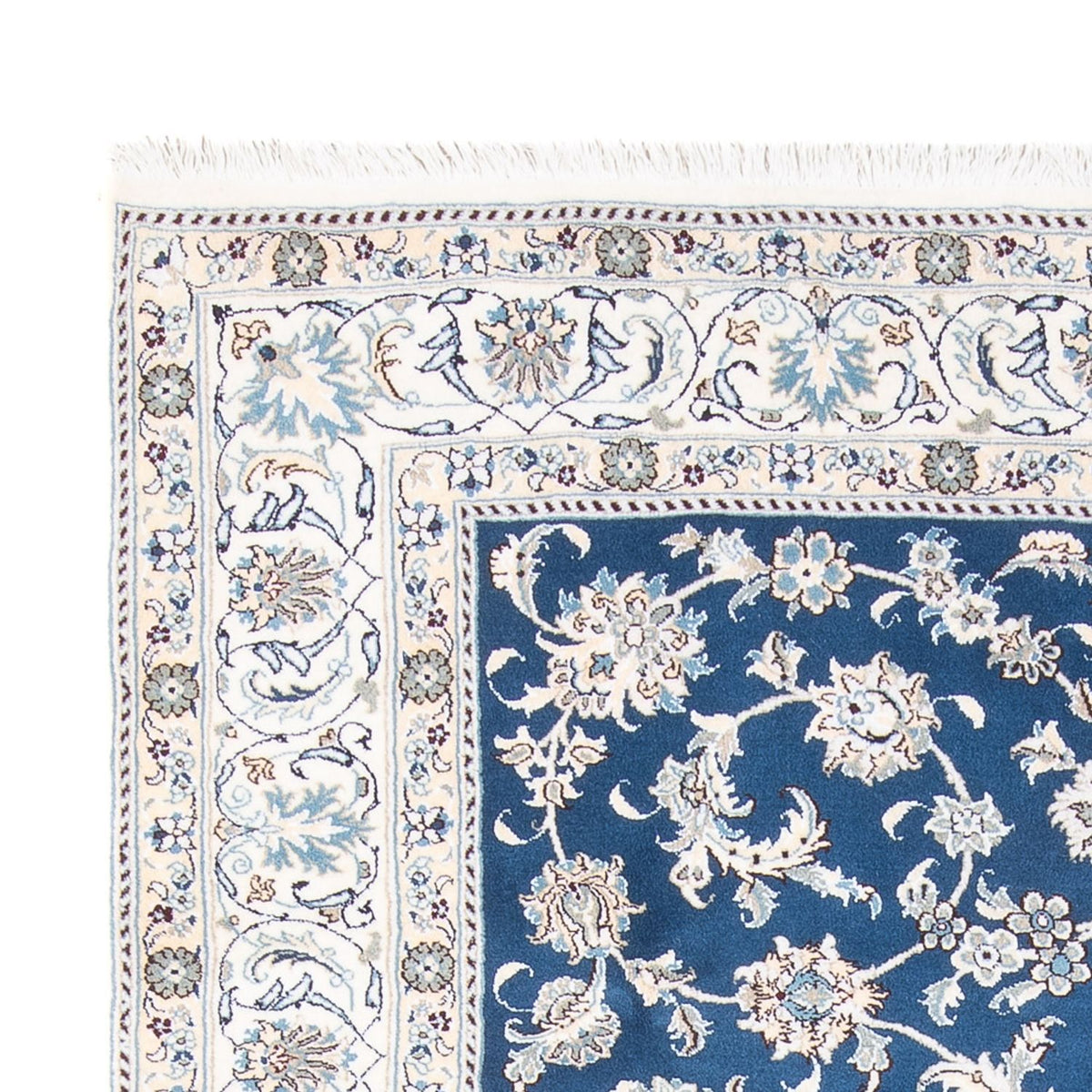 Perserteppich - Nain - 296 x 196 cm - blau