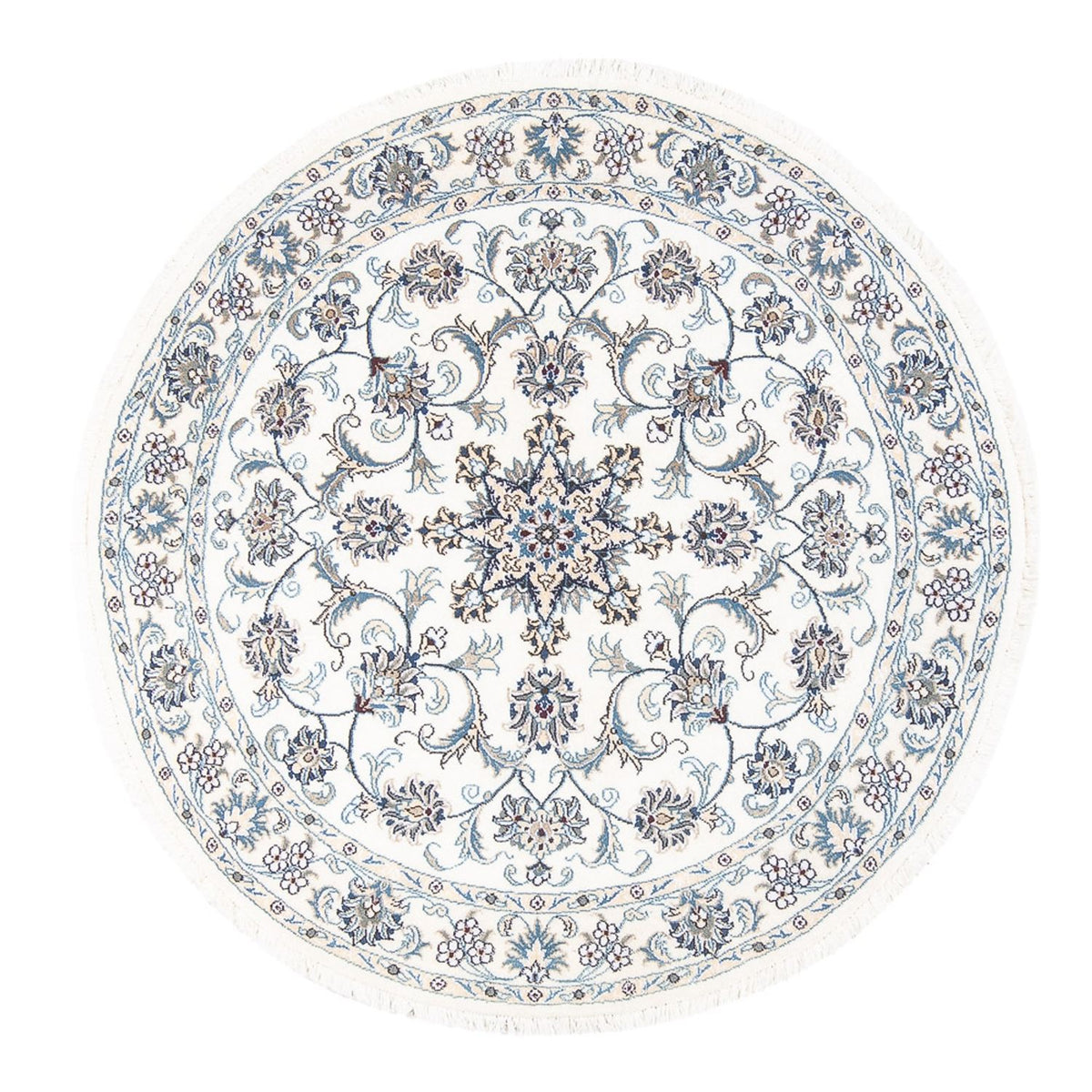 Perserteppich - Nain rund  - 150 x 150 cm - creme