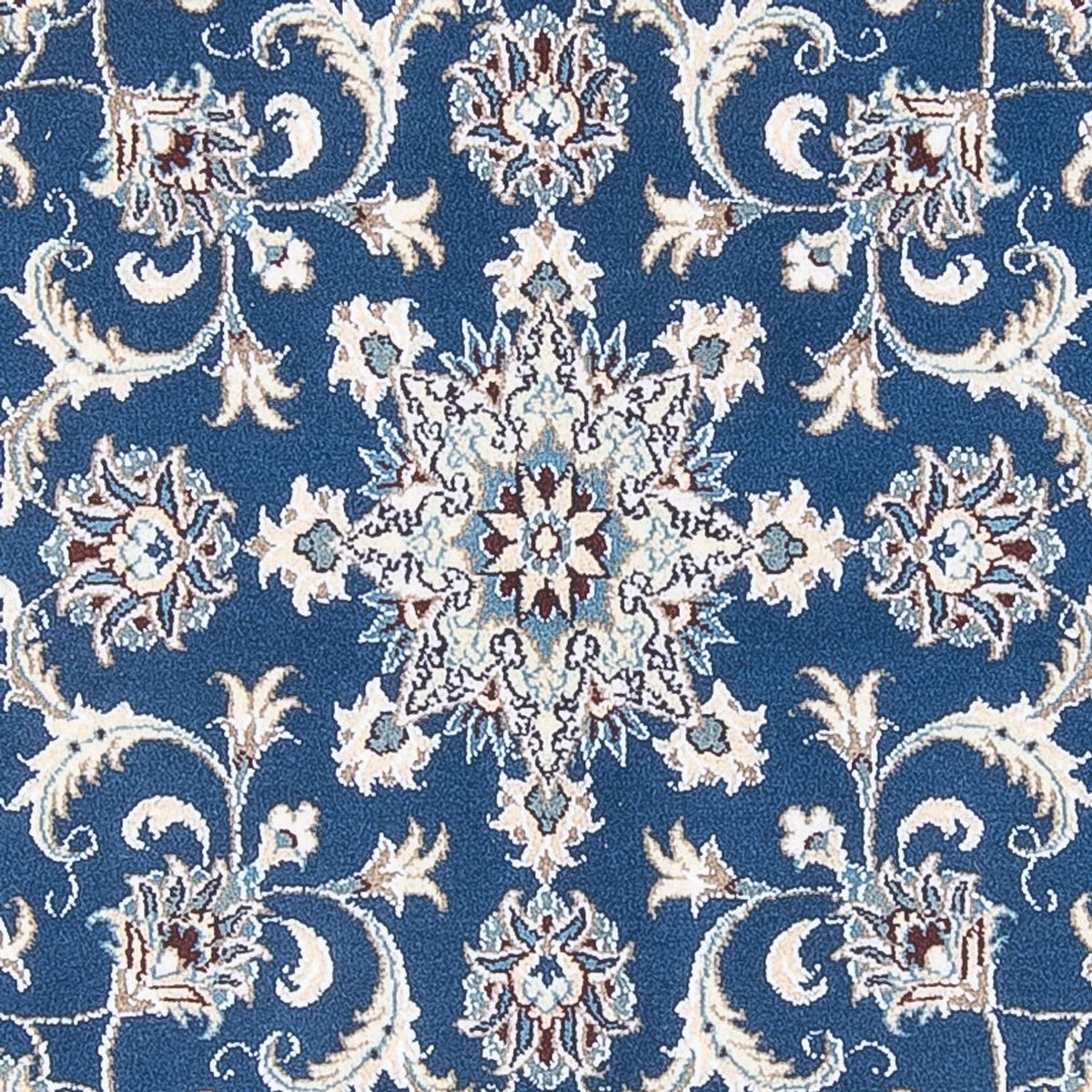 Perserteppich - Nain rund  - 150 x 150 cm - blau