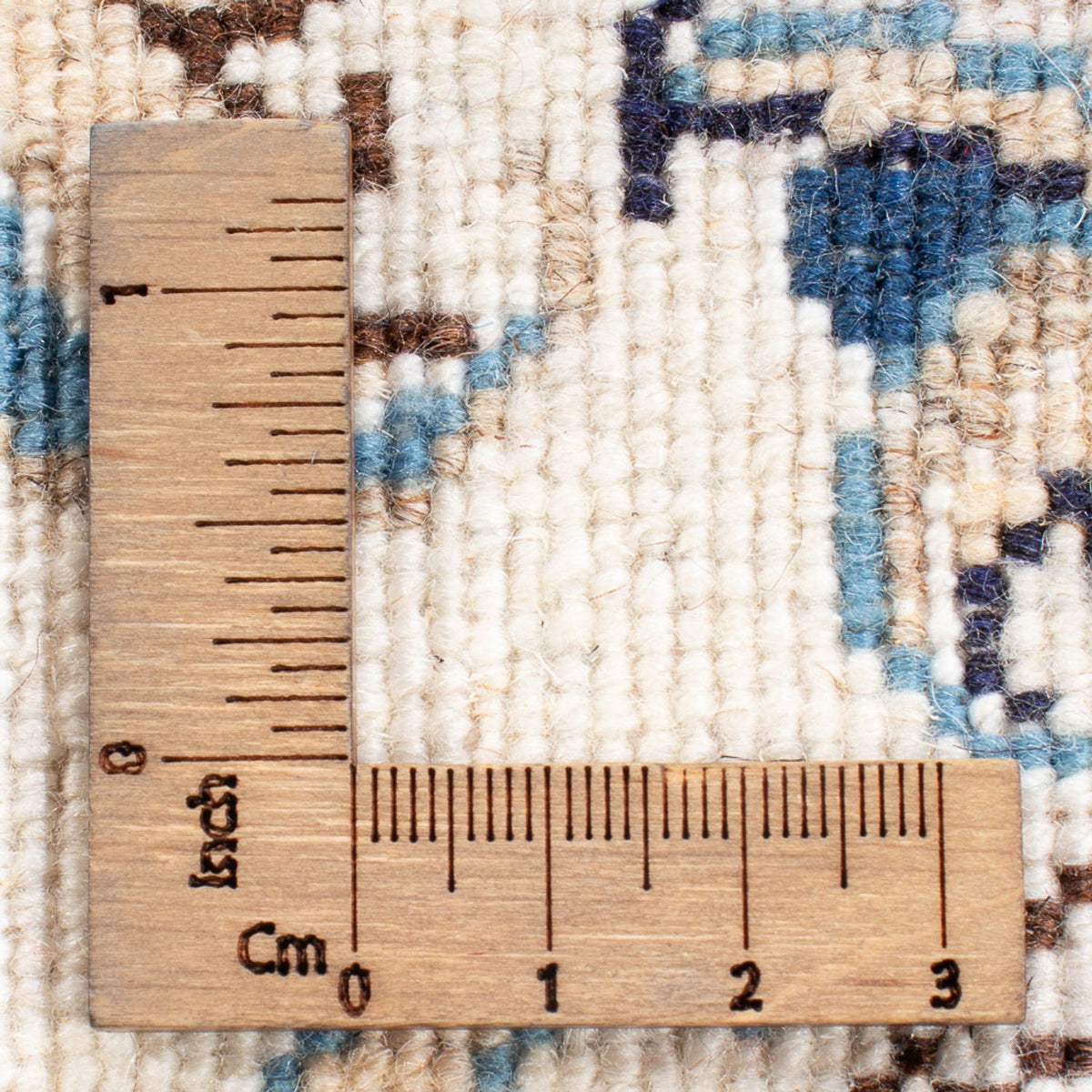 Perserteppich - Nain rund - 150 x 150 cm - dunkelblau