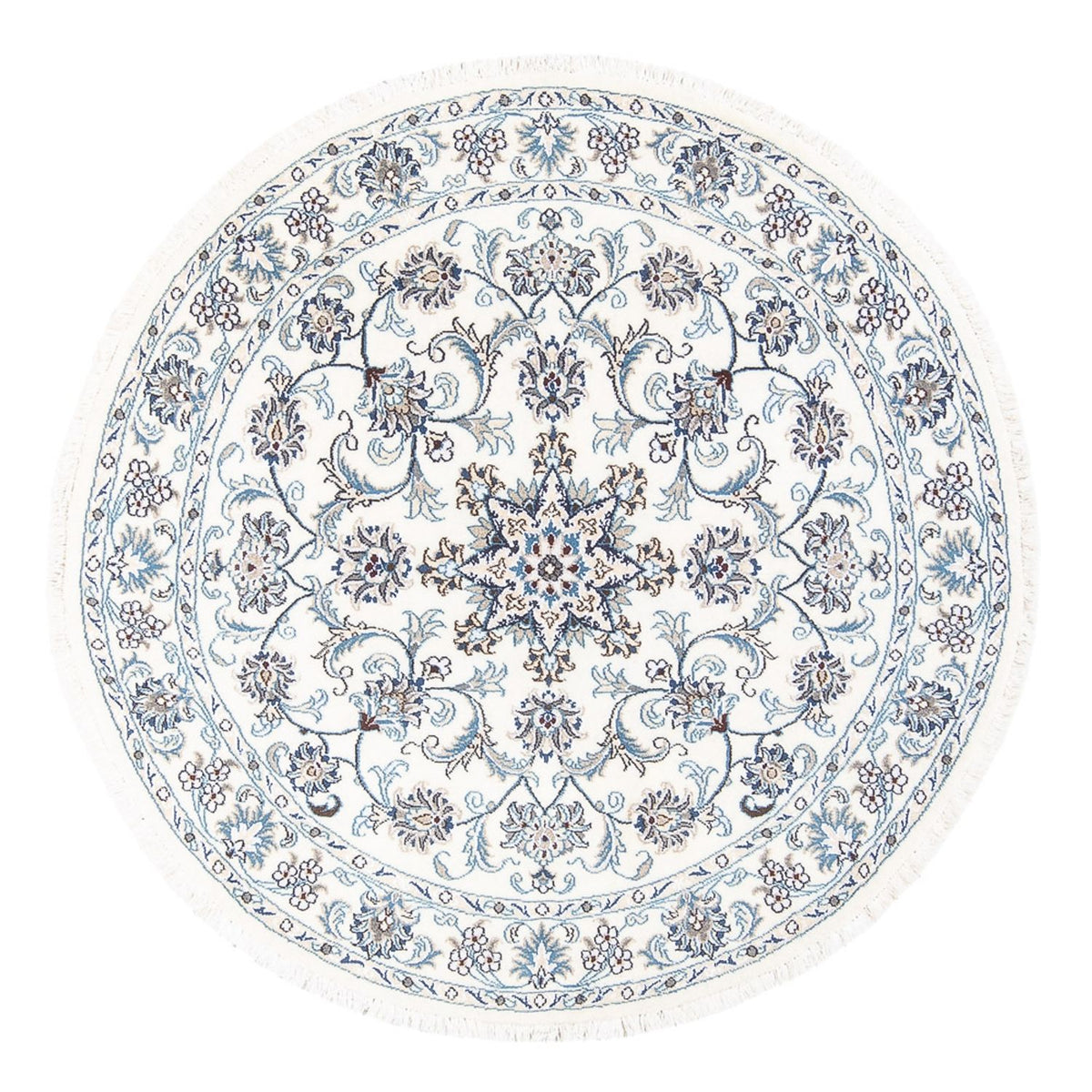 Perserteppich - Nain rund  - 150 x 150 cm - creme