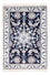 Perserteppich - Nain - Royal - 90 x 60 cm - dunkelblau