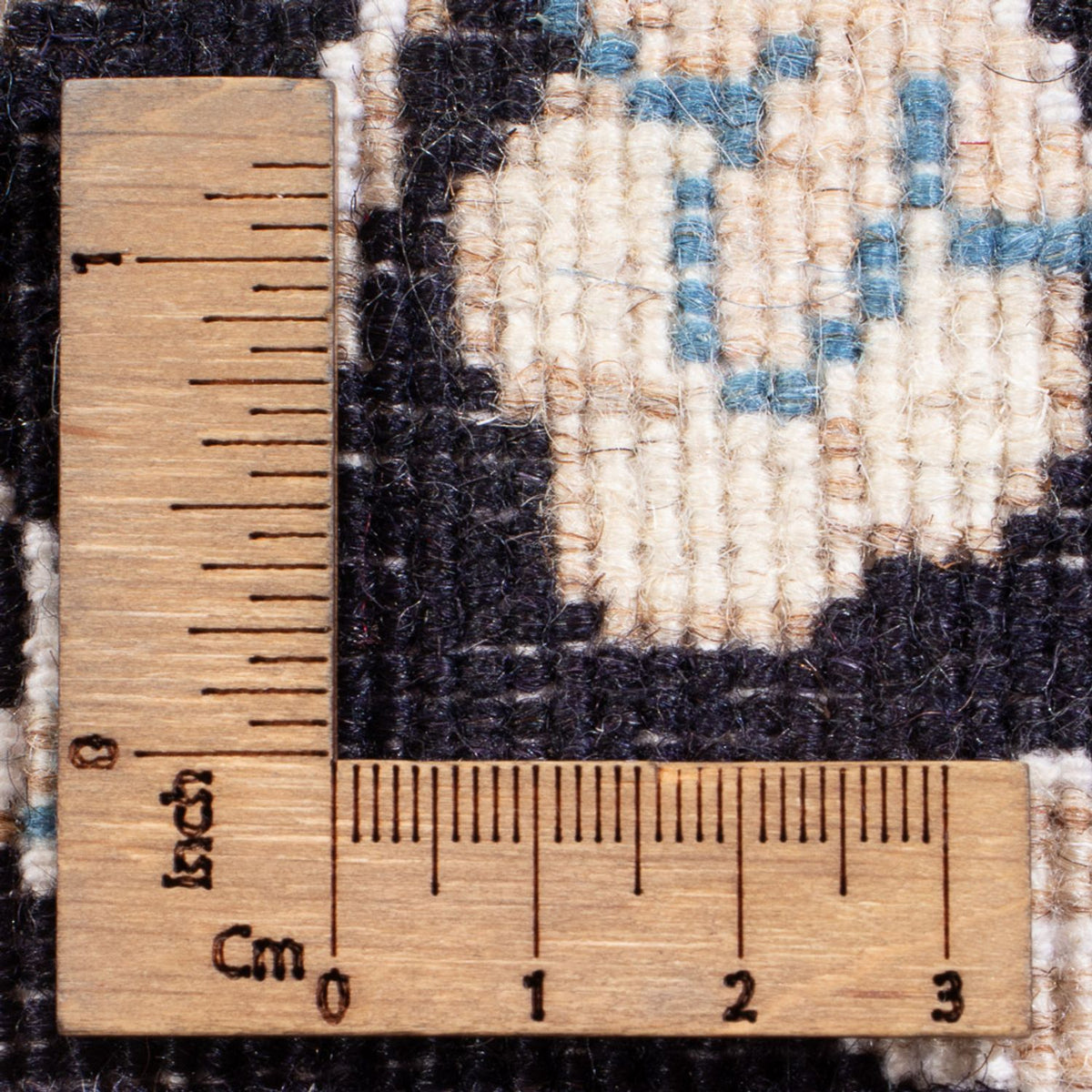 Perserteppich - Nain - Royal - 90 x 60 cm - dunkelblau