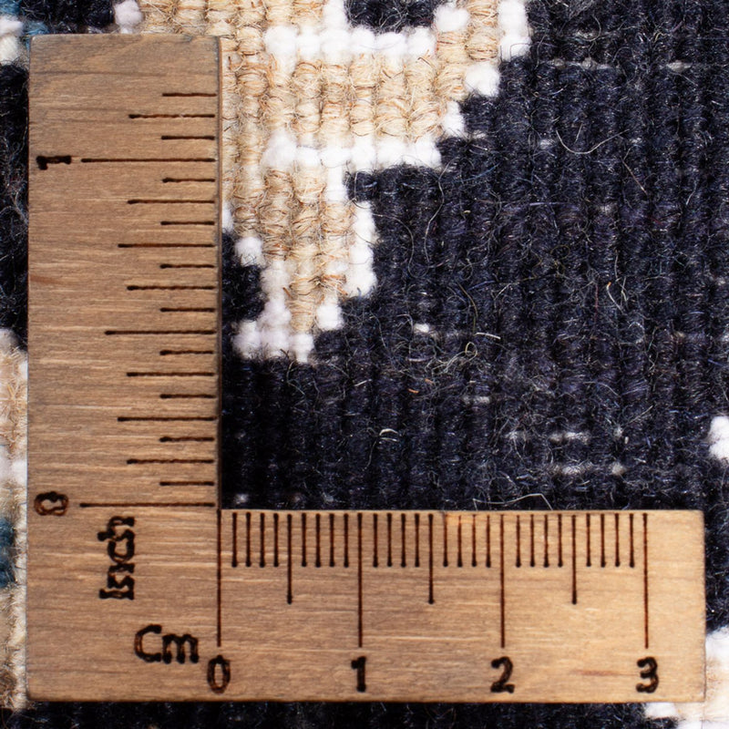 Perserteppich - Nain - Royal - 90 x 60 cm - dunkelblau