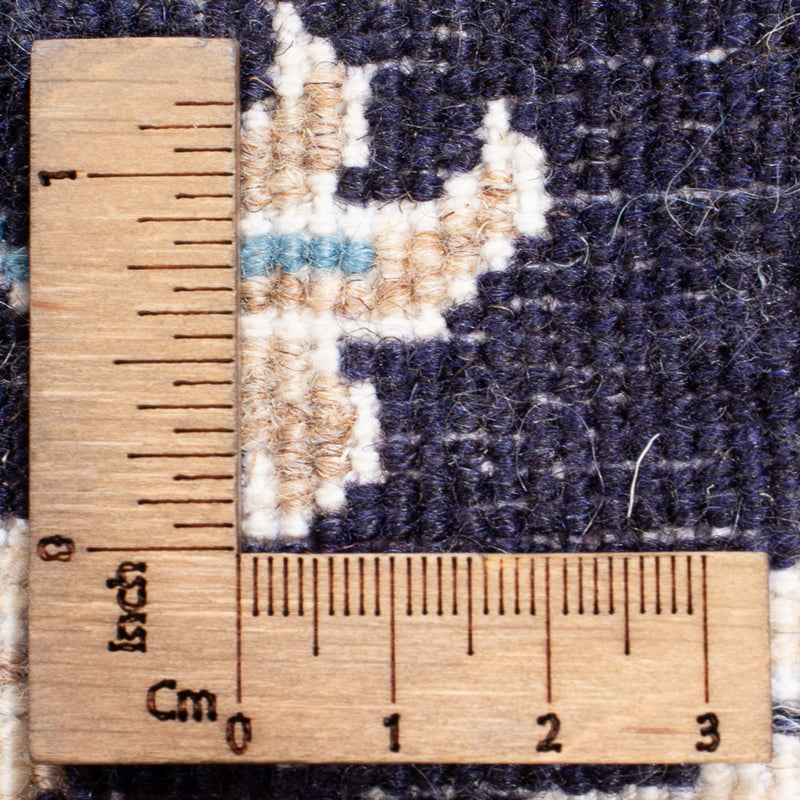 Perserteppich - Nain - Royal - 90 x 60 cm - dunkelblau