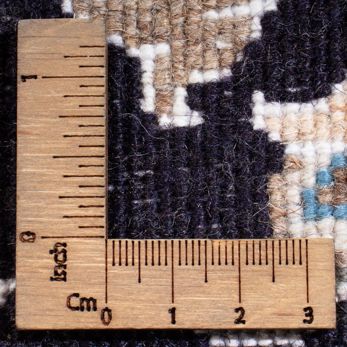 Perserteppich - Nain - Royal - 90 x 60 cm - dunkelblau