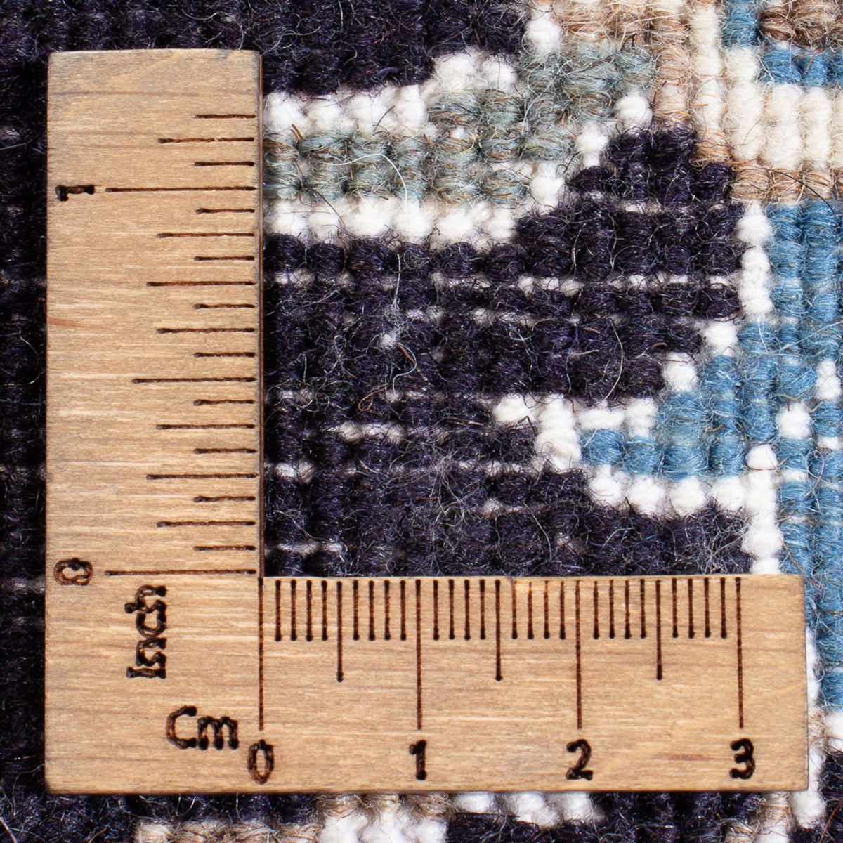 Perserteppich - Nain - Royal - 90 x 60 cm - dunkelblau