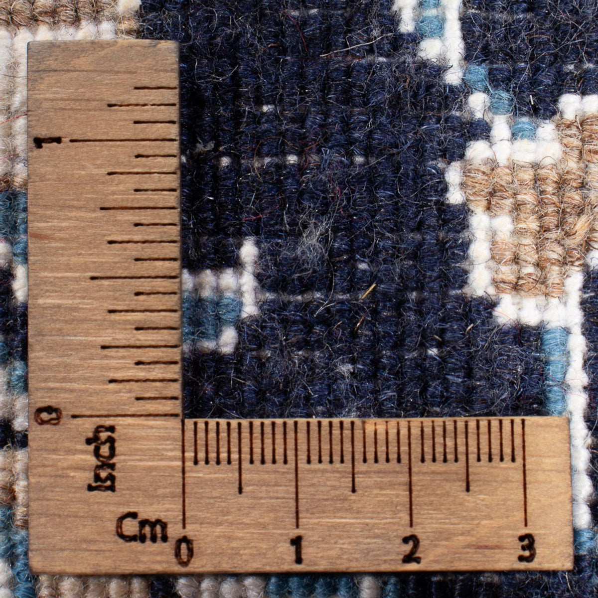 Perserteppich - Nain - Royal - 90 x 60 cm - dunkelblau