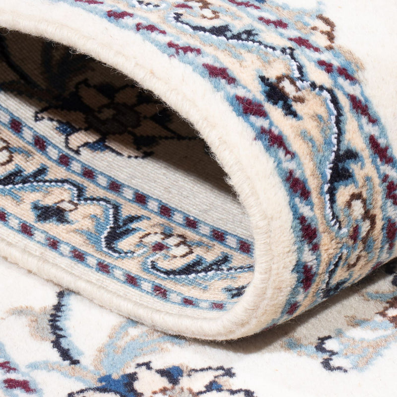 Läufer Perser - Nain - 393 x 80 cm - silber