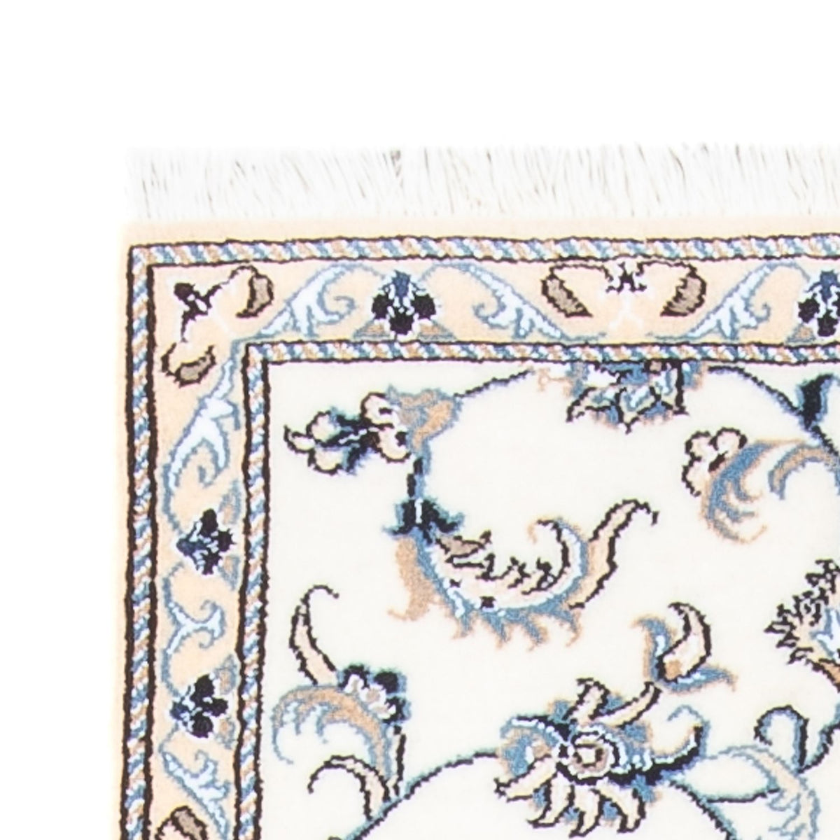 Läufer Perser - Nain - 284 x 78 cm - silber