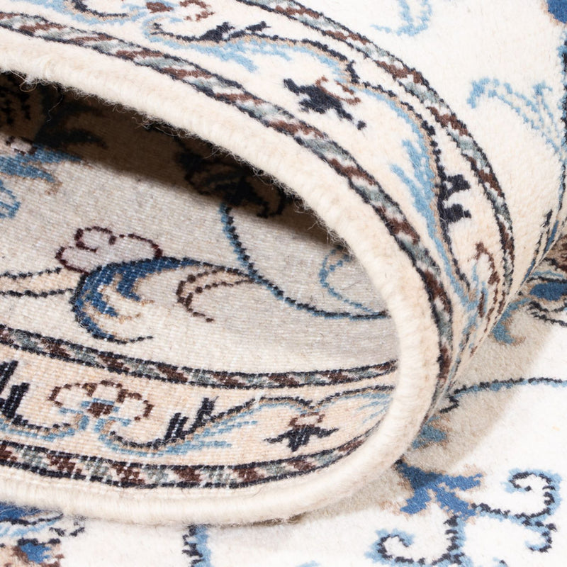 Läufer Perser - Nain - 286 x 77 cm - silber