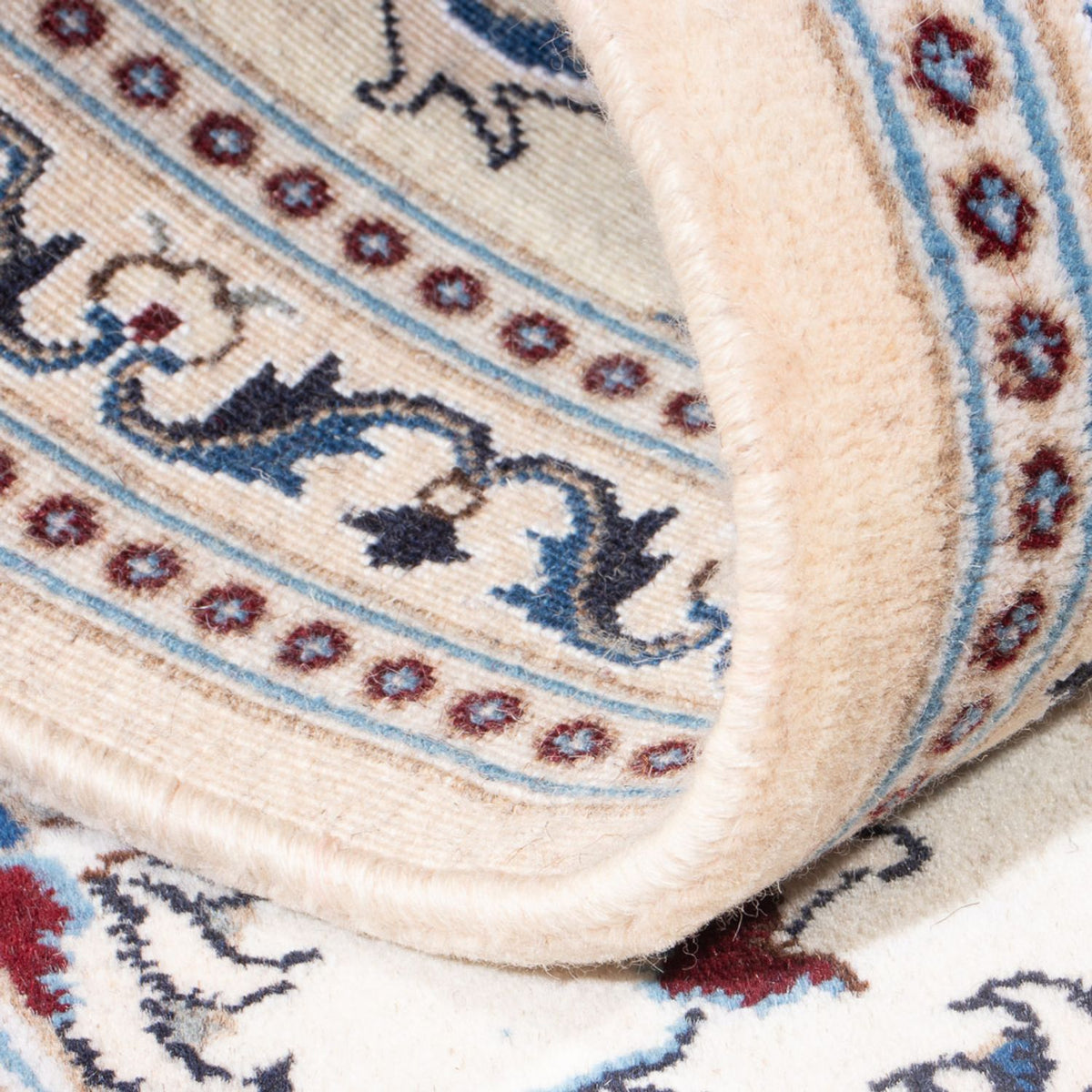 Läufer Perser - Nain - 192 x 88 cm - silber